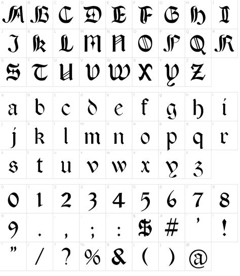 tudor writing font